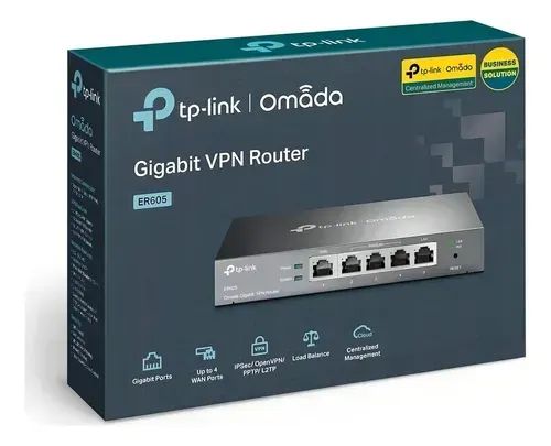 Roteador Vpn Load Balance Tp-link Omada Er605 Gigabit 