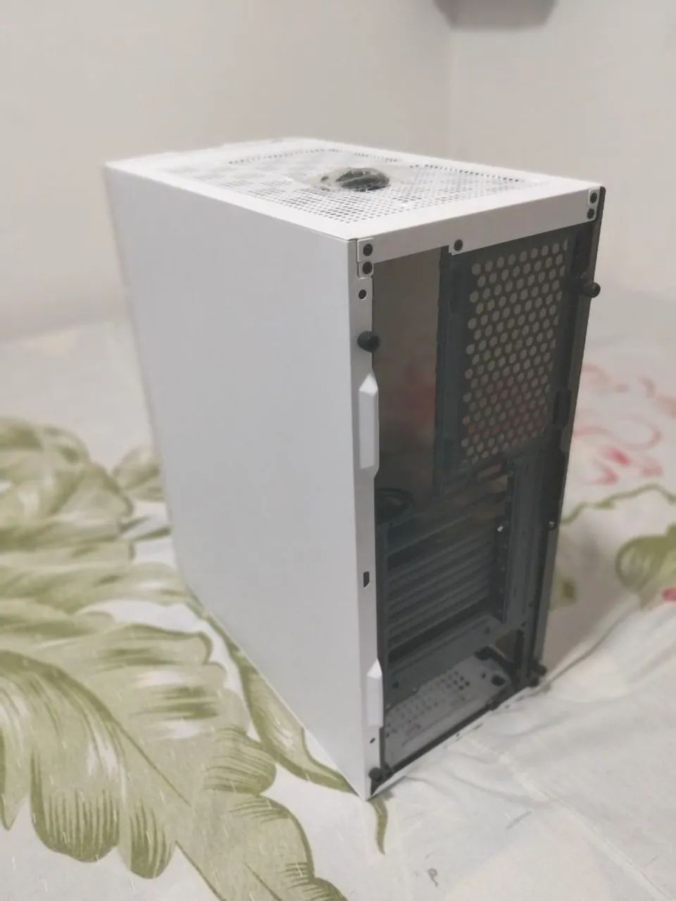 Gabinete Gamer Branco Ryvel Infinity Mid Tower ATX M-ATX ITX USB 3.0