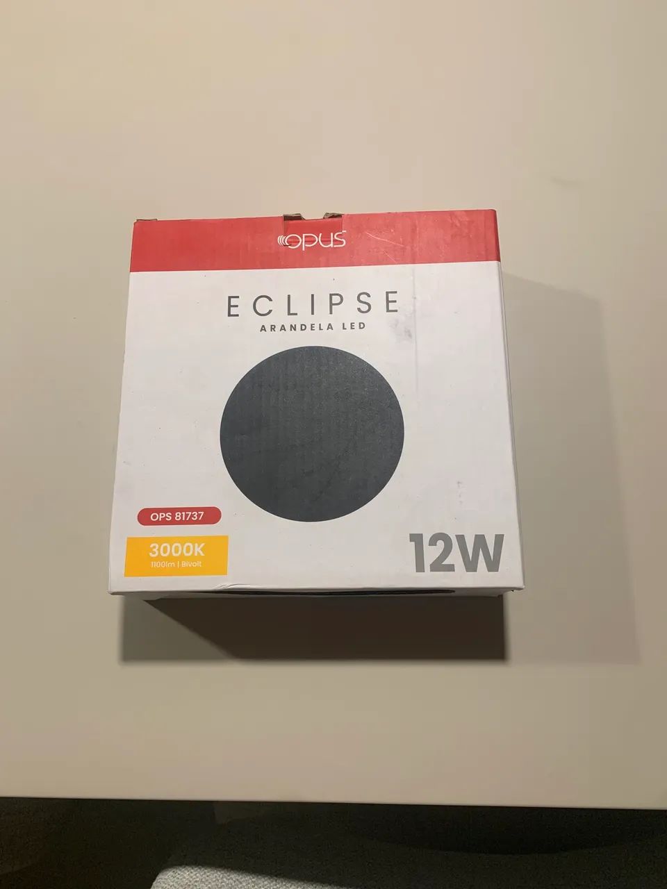 Arandela Opus Eclipse Ops *k preta