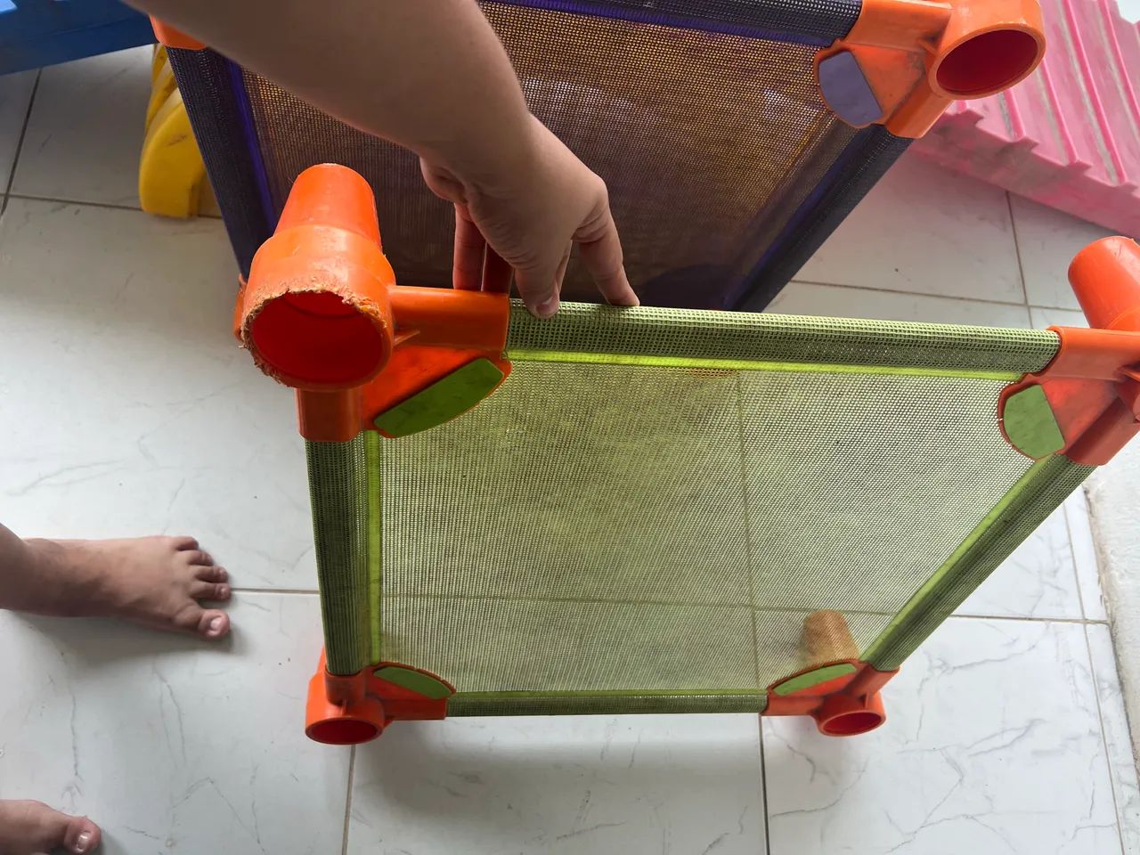 Rampa de brinquedo para pet + 3 Caminhas empilháveis pet - Foto 6