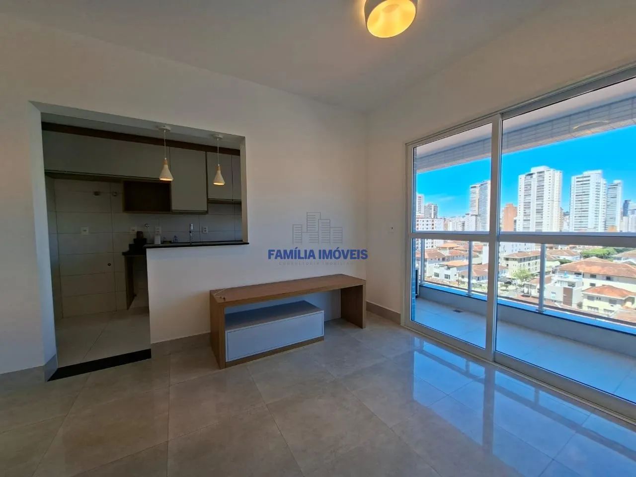 Apartamento para alugar 1 suite lazer completo Embaré Santos SP - Foto 5