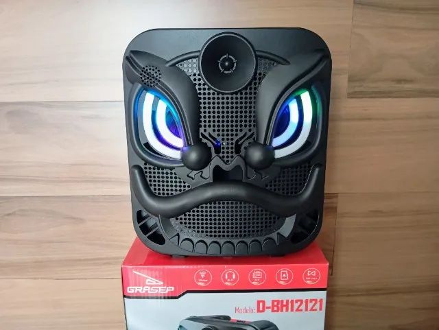 Caixa Buetooth Grasep D-BH12121 60w C/ Microfone - Foto 3