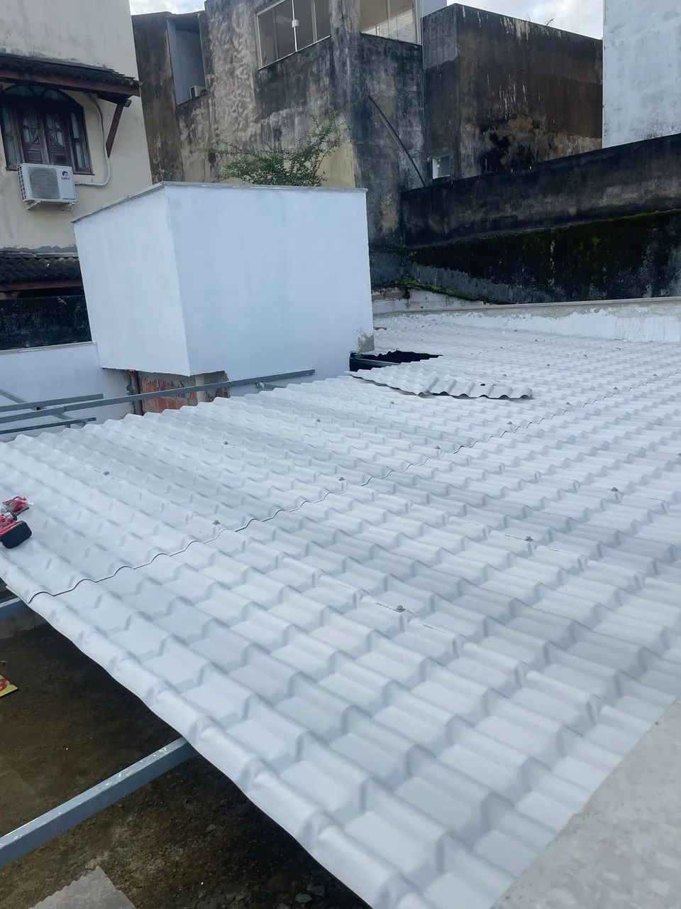 Telhado pvc , zinco 