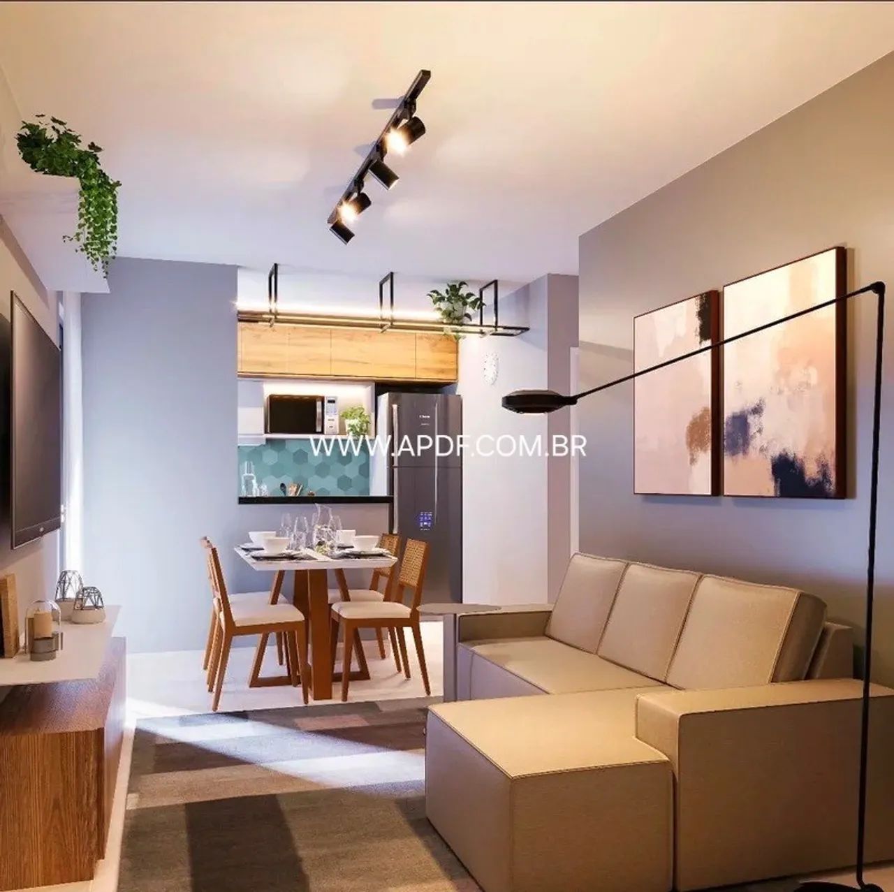 Apartamento 2 Quartos para Venda em Brasília, Areal (Águas Claras), 2 dormitórios, 1 banhe - Foto 3