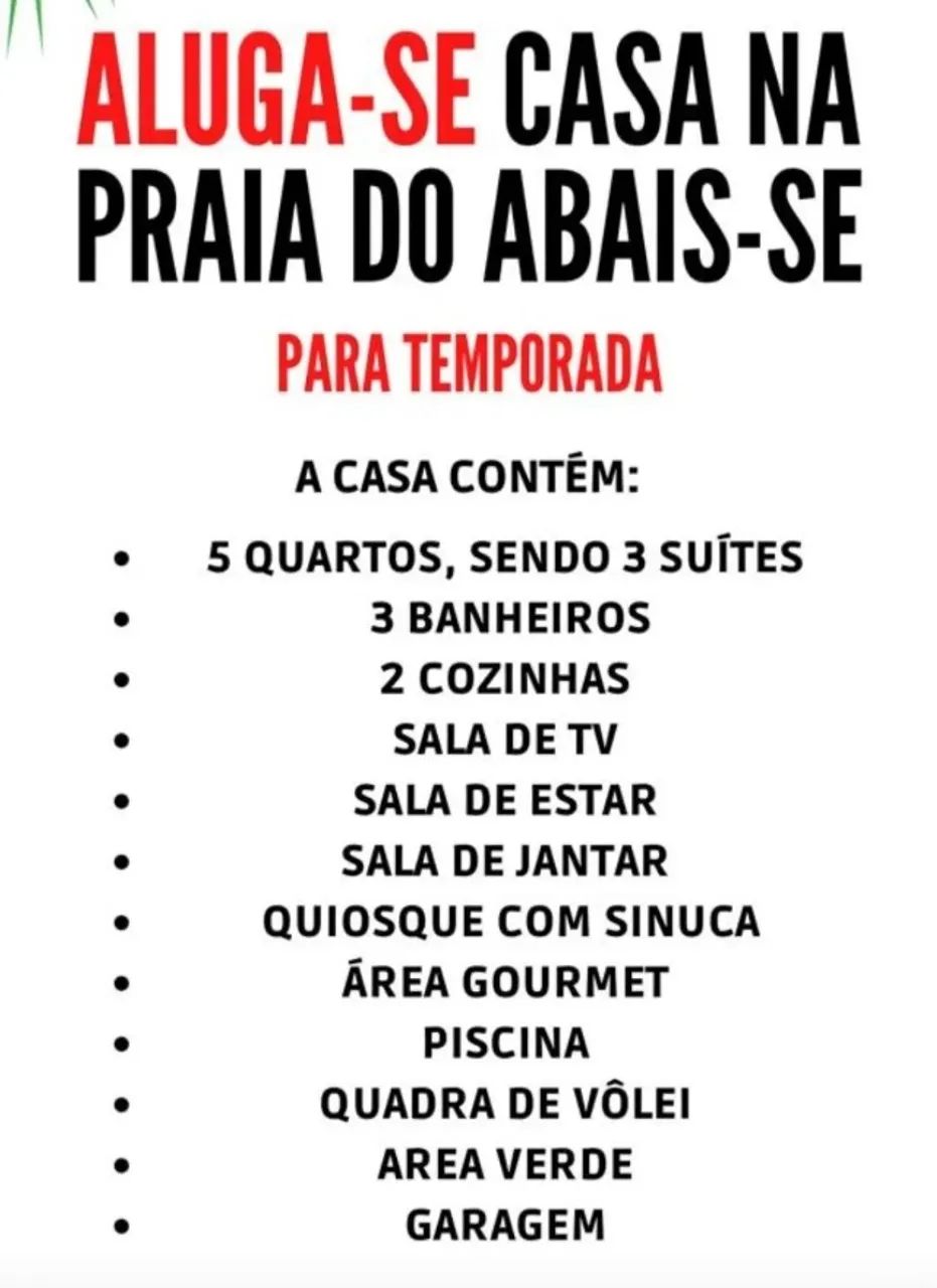 Casa na Praia do Abais 