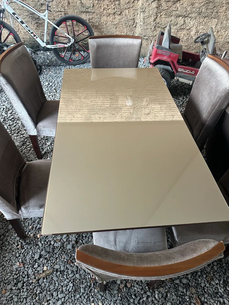 Mesa com 6 cadeira - Foto 2