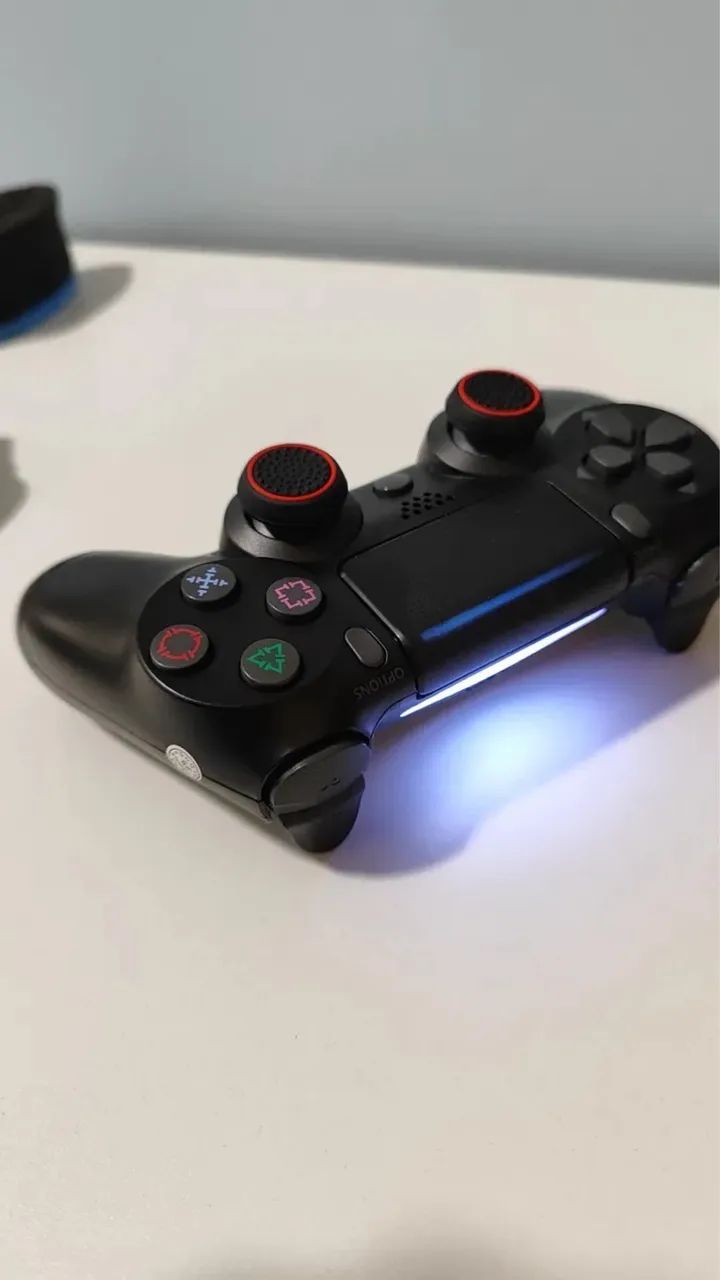 Controle Wireless PS4 e PC + Fio de Carregamento