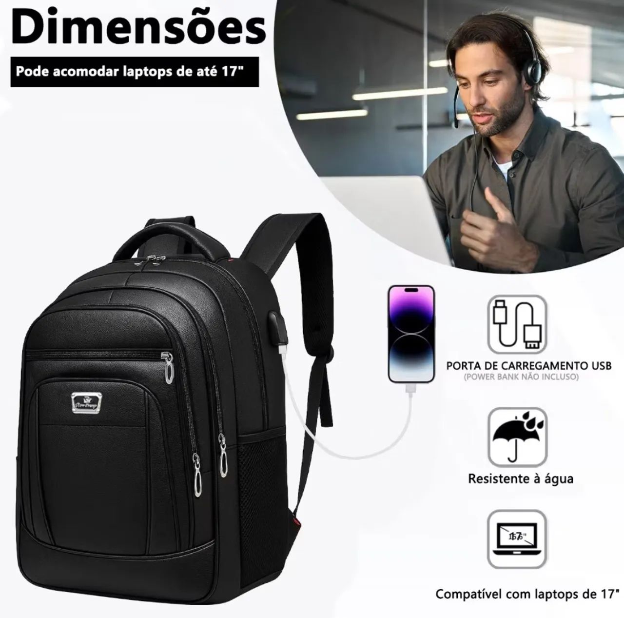 Mochila grande e m édia  - Foto 2
