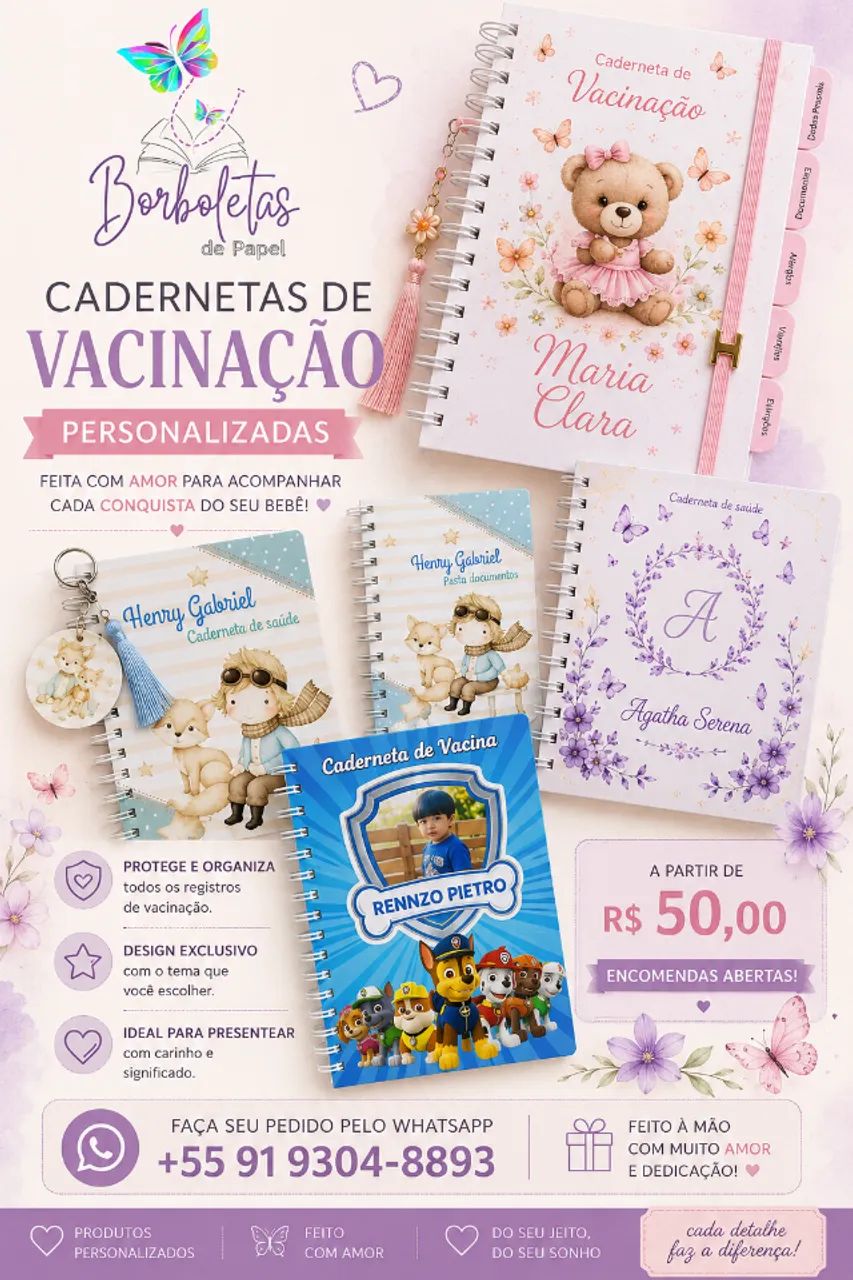 Caderneta de Saude / vacina / gestante