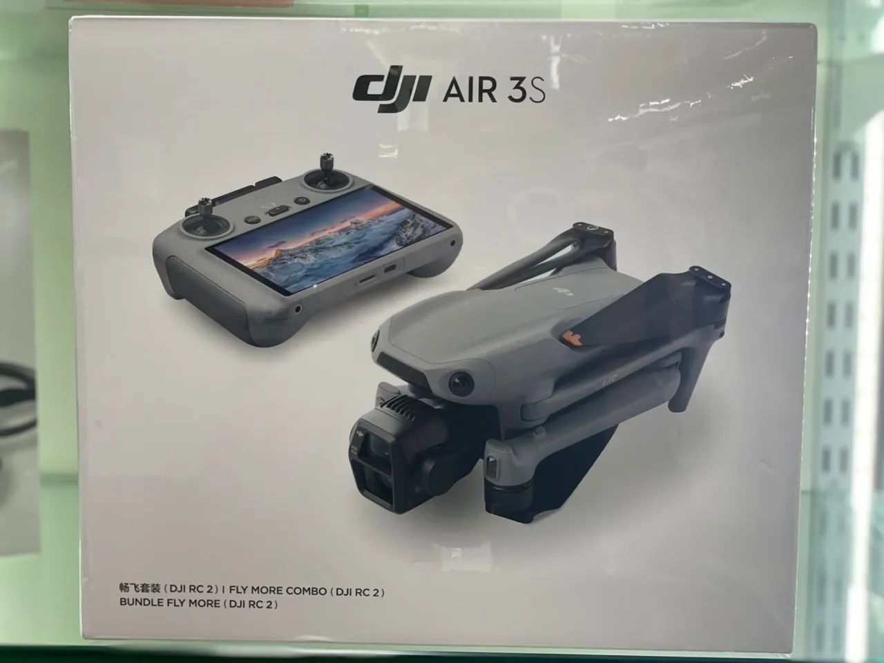 DJI Air 3s Combo Tela Novo