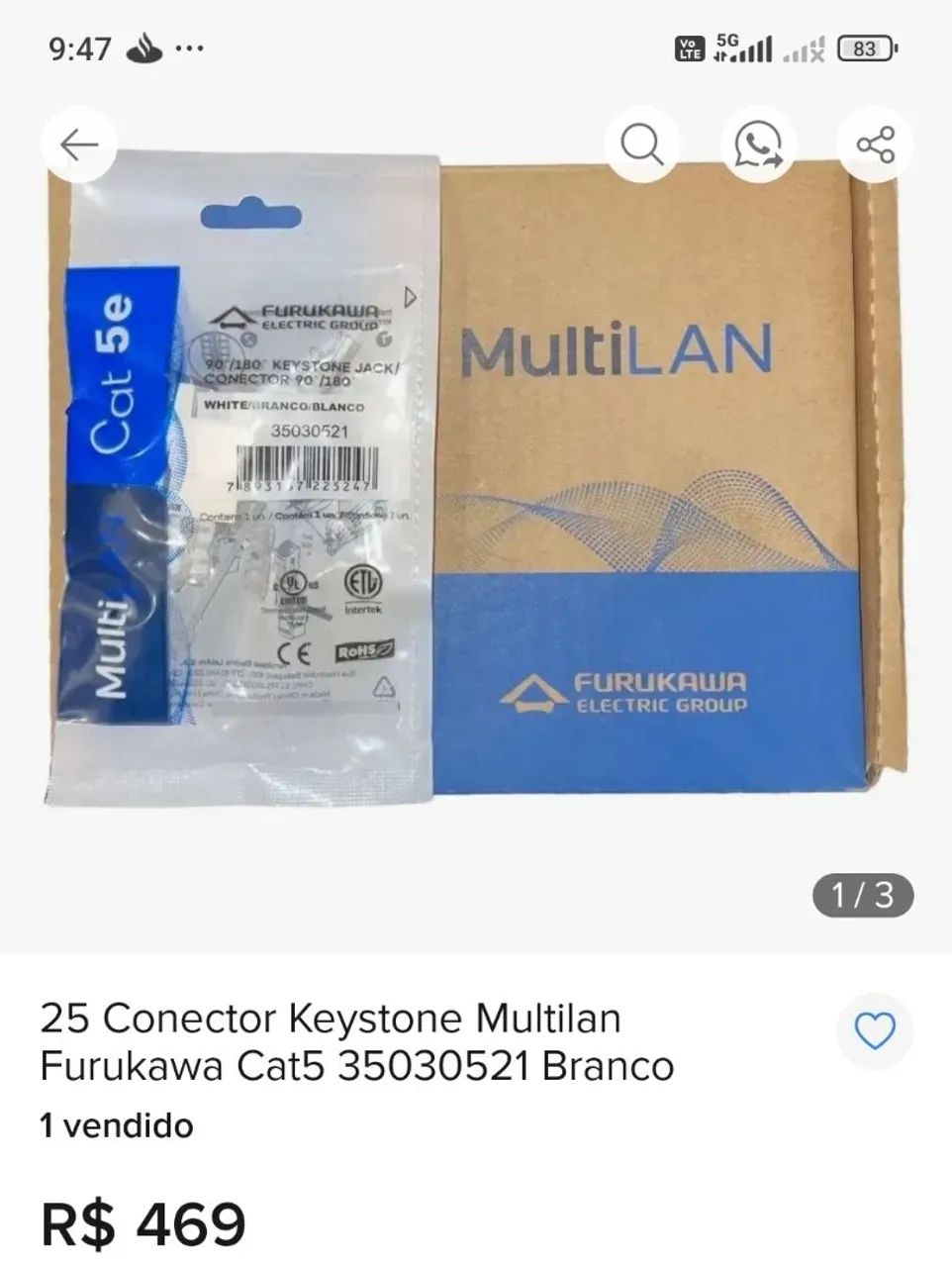25 Conectores keystone