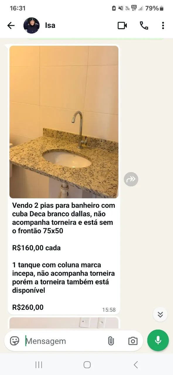 Pias de banheiro e tanque - Foto 3