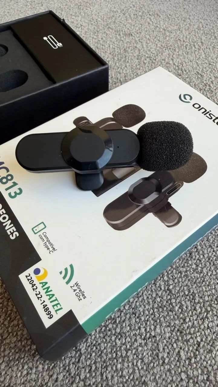 Kit 2 Microfones sem fio - Onistek - Foto 3