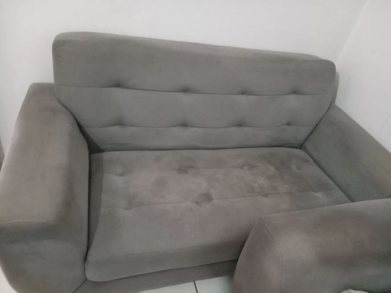 Sofa 2 e 3 lugares usado bom zap * - Foto 5