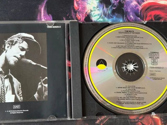 Cd tom Waits - nighthawks at the diner - perfeito estado midia e capa, importado - Foto 3