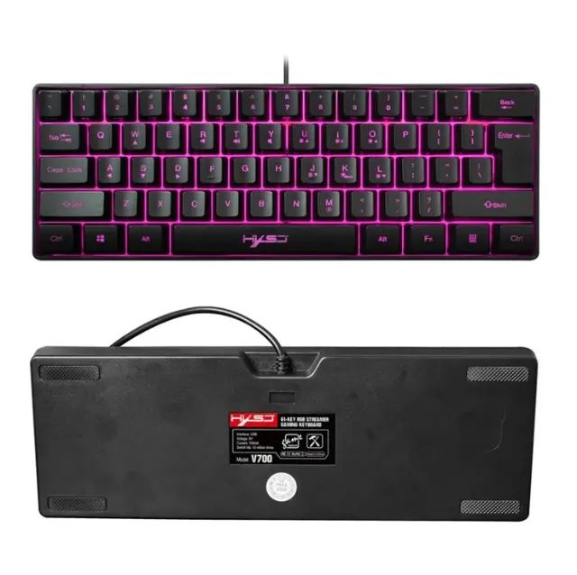 Teclado HXSJ Modelo: V700 60% - Foto 4