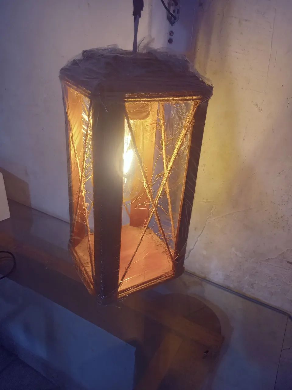 Luminaria rustica pendente 