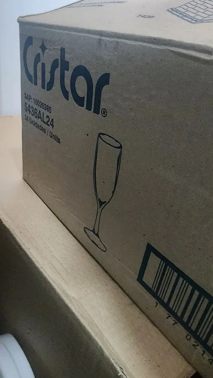 Taça Champagne Buffet Vidro 186ml - Foto 2
