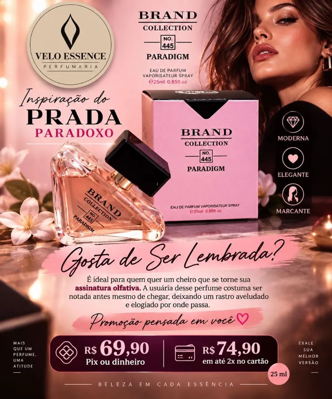 Perfume árabes Arábic 25 ml e perfumes Brand collection 25 ml - Foto 5