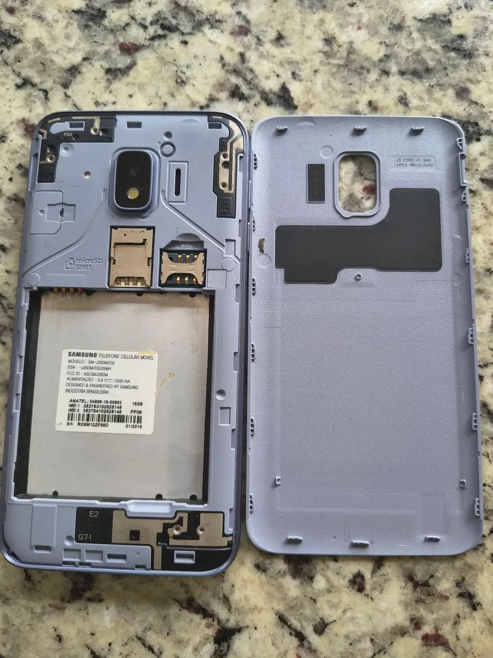 Samsung J2 com defeito 