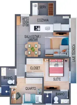 PLANTA 63m²