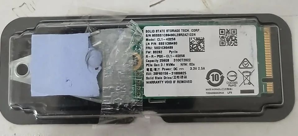 SSD NVME M2 256GB - FUNCIONANDO PERFEITAMENTE - Foto 2