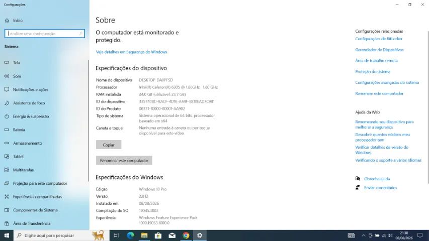 Notebook Samsung Book E20 (NP550XDA-KO2BR) COM UPGRADE - 24 GB RAM e SSD - Foto 5