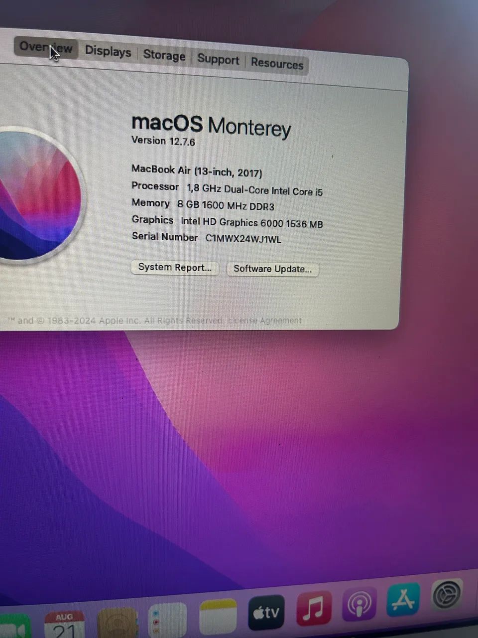 MacBook Air 2017 8gb RAM 256gb SSD - Conservado - Foto 2