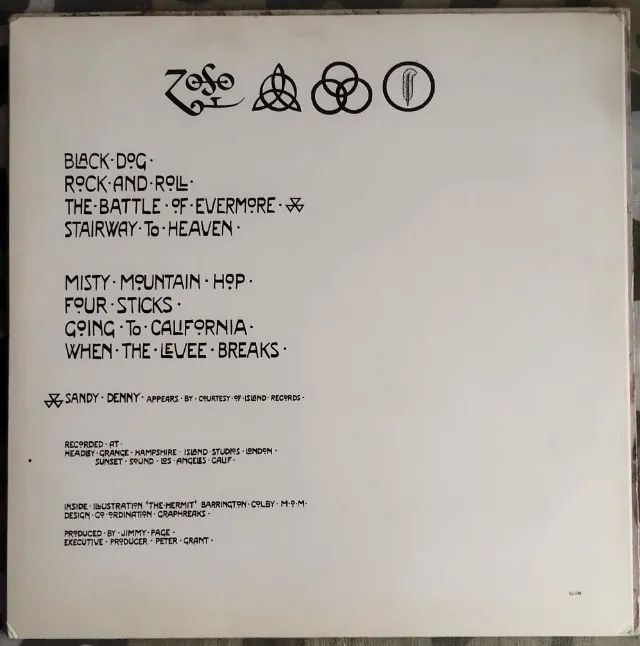 LP Vinil Led Zeppelin IV (1988) VG+ - Foto 5