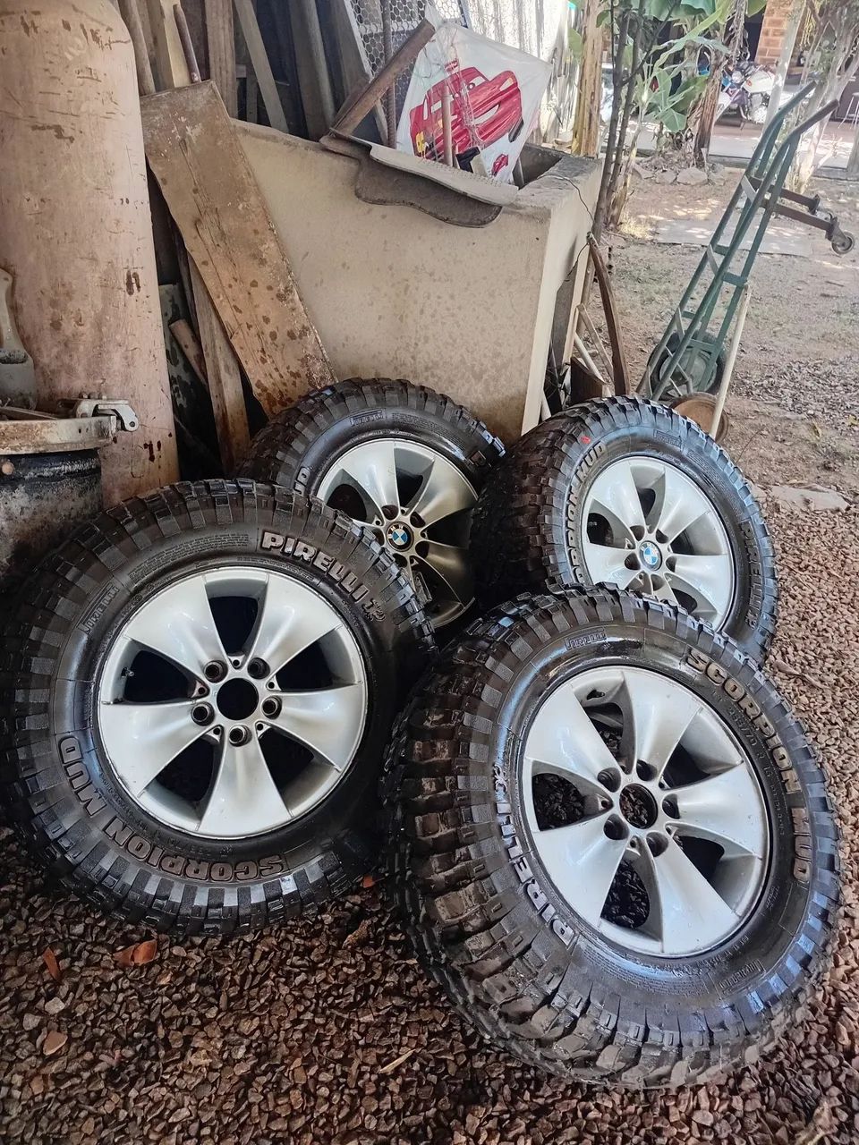 Jogo Rodas BMW  X5 aro 16  5 X120 so rodas - Foto 2