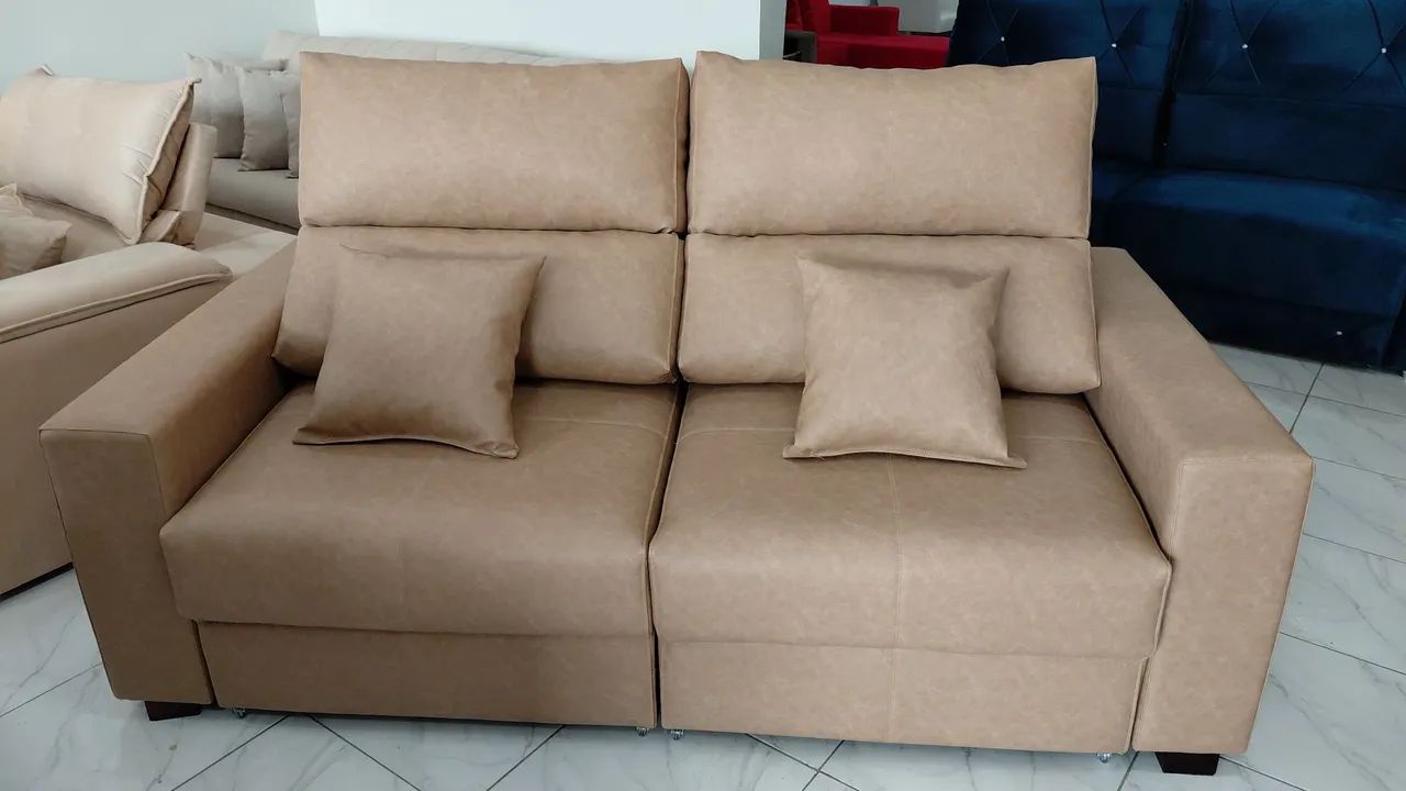 Sofá retratil reclinável 2 metros  - Foto 2