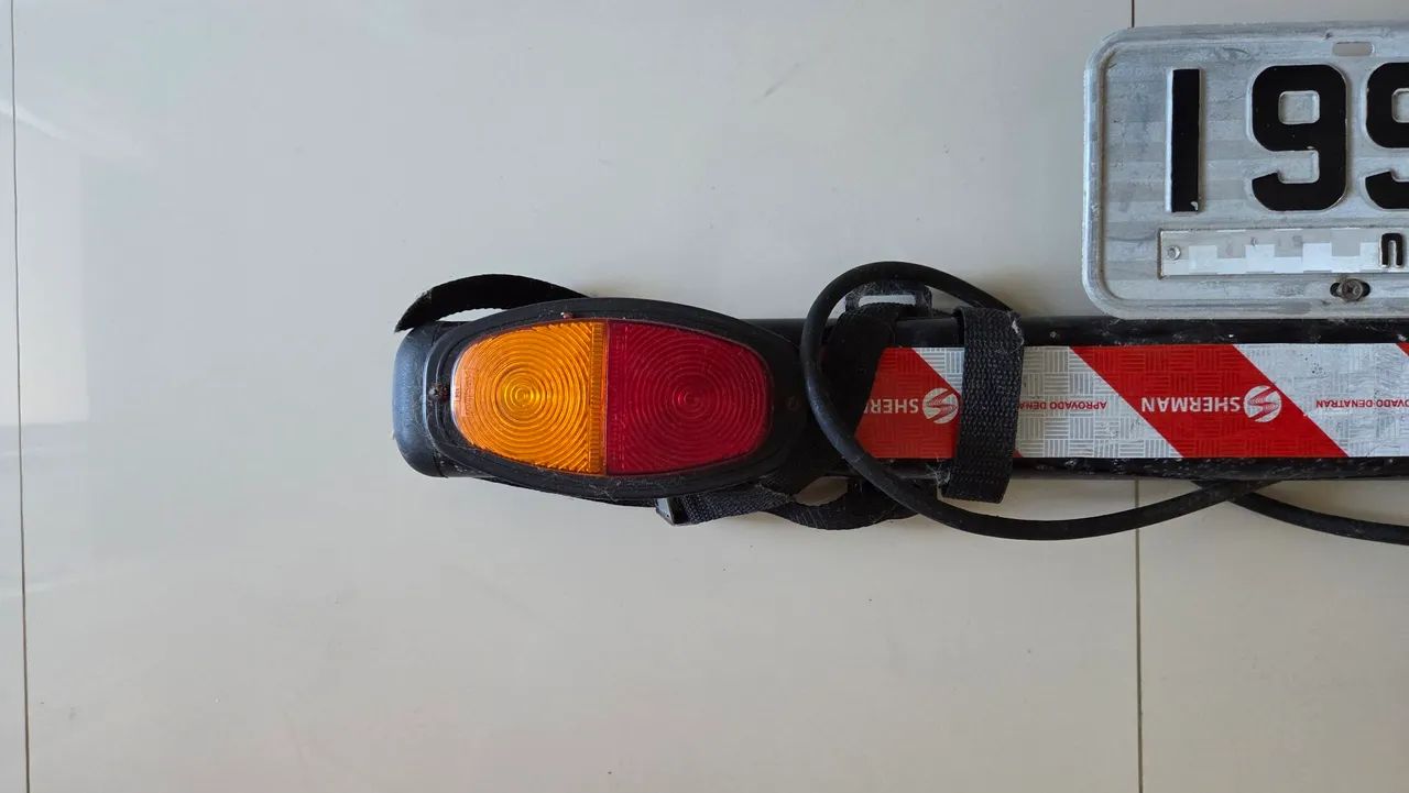 Régua Transbike com porta-placa - Foto 2