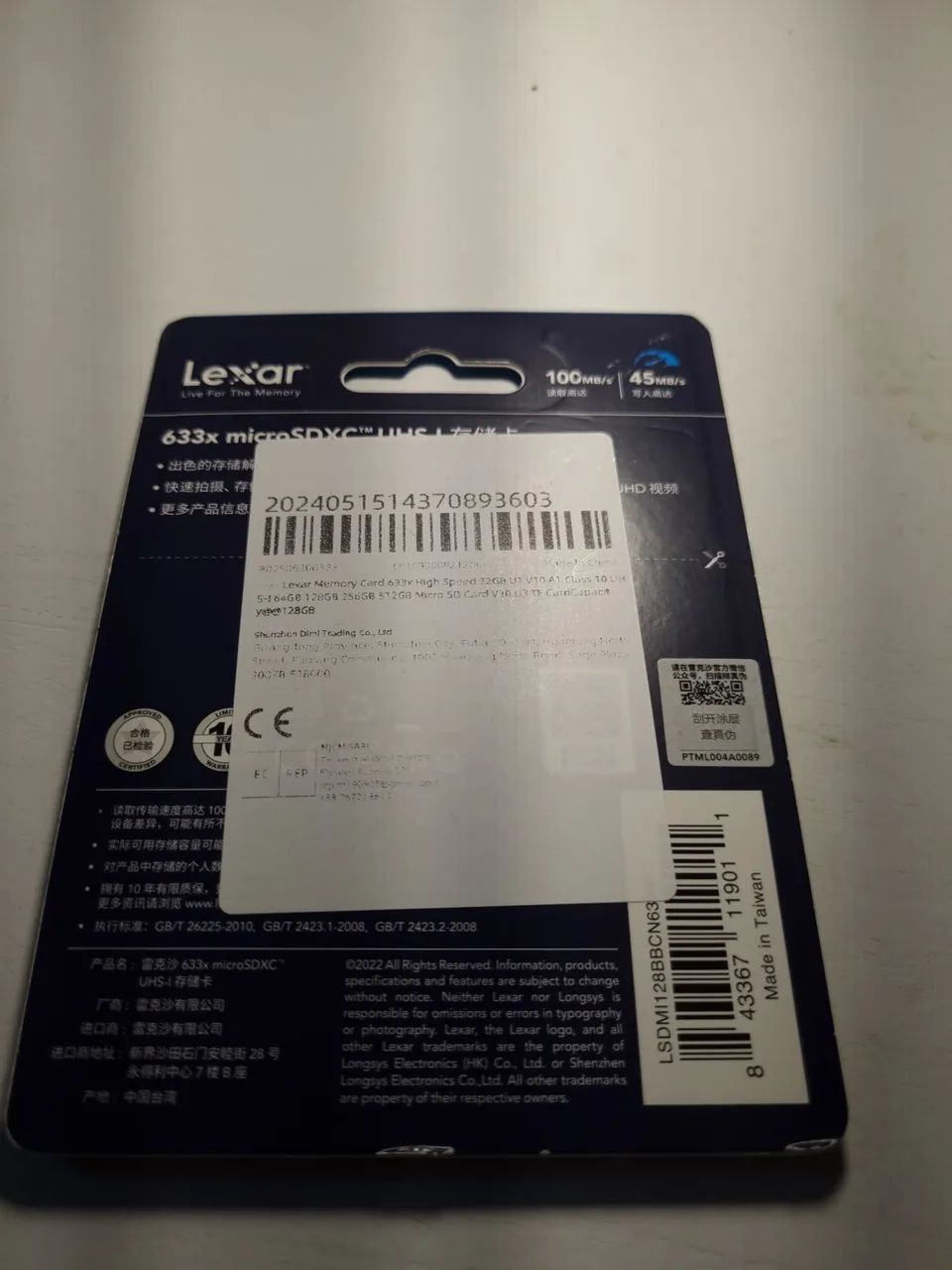 Cartão micro sd Lexar 128 gb - Foto 2