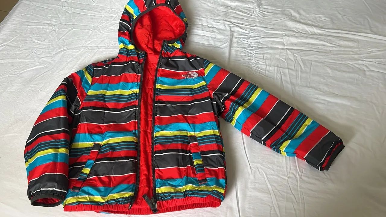 Jaqueta Puffer The North Face Infantil 6a dupla face