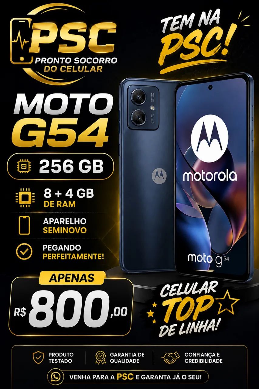 MOTO G54 256 GB NO PREÇO  - Foto 2