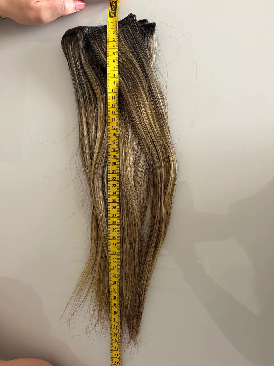 Mega Hair Loiro 45cm - Foto 3