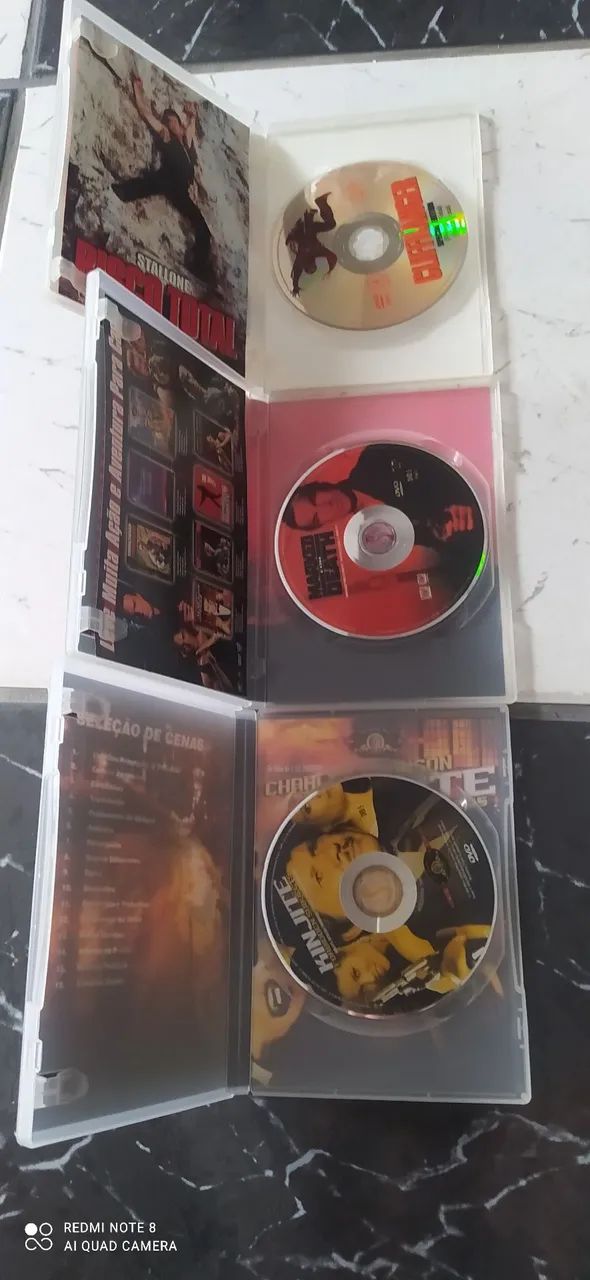 3 dvds risco total, kinjite, marcado para morte  - Foto 3