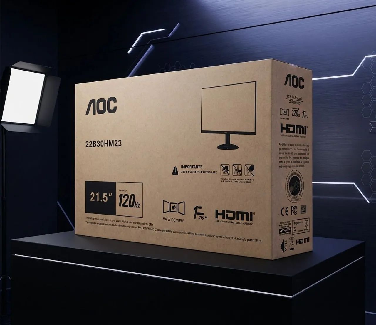 Monitor gamer 120hz 