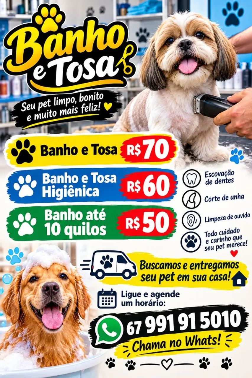 Banho e tosa 