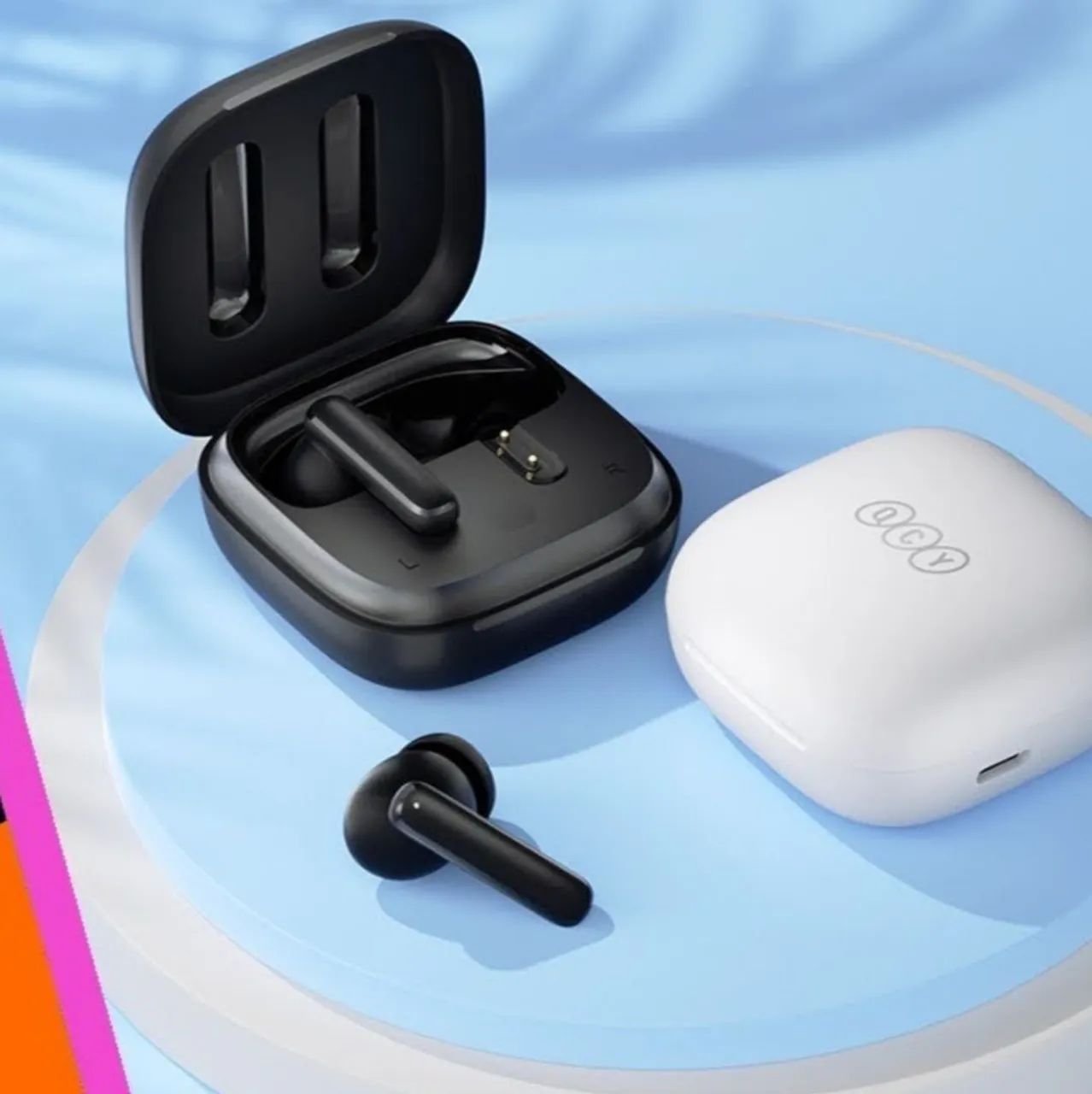 Fone Bluetooth tws Qcy T13 ANC game com 4 microfone - Foto 4