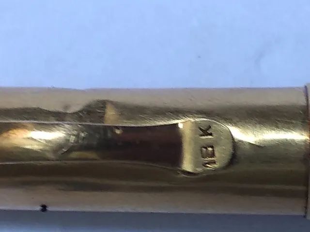 Caneta Antiga ouro18k-750 - Foto 4