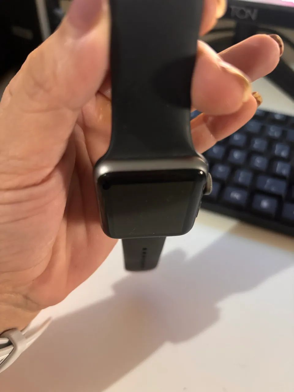 2 Apple Watch Série 3 (Preto e rose) 42 MM - Foto 3