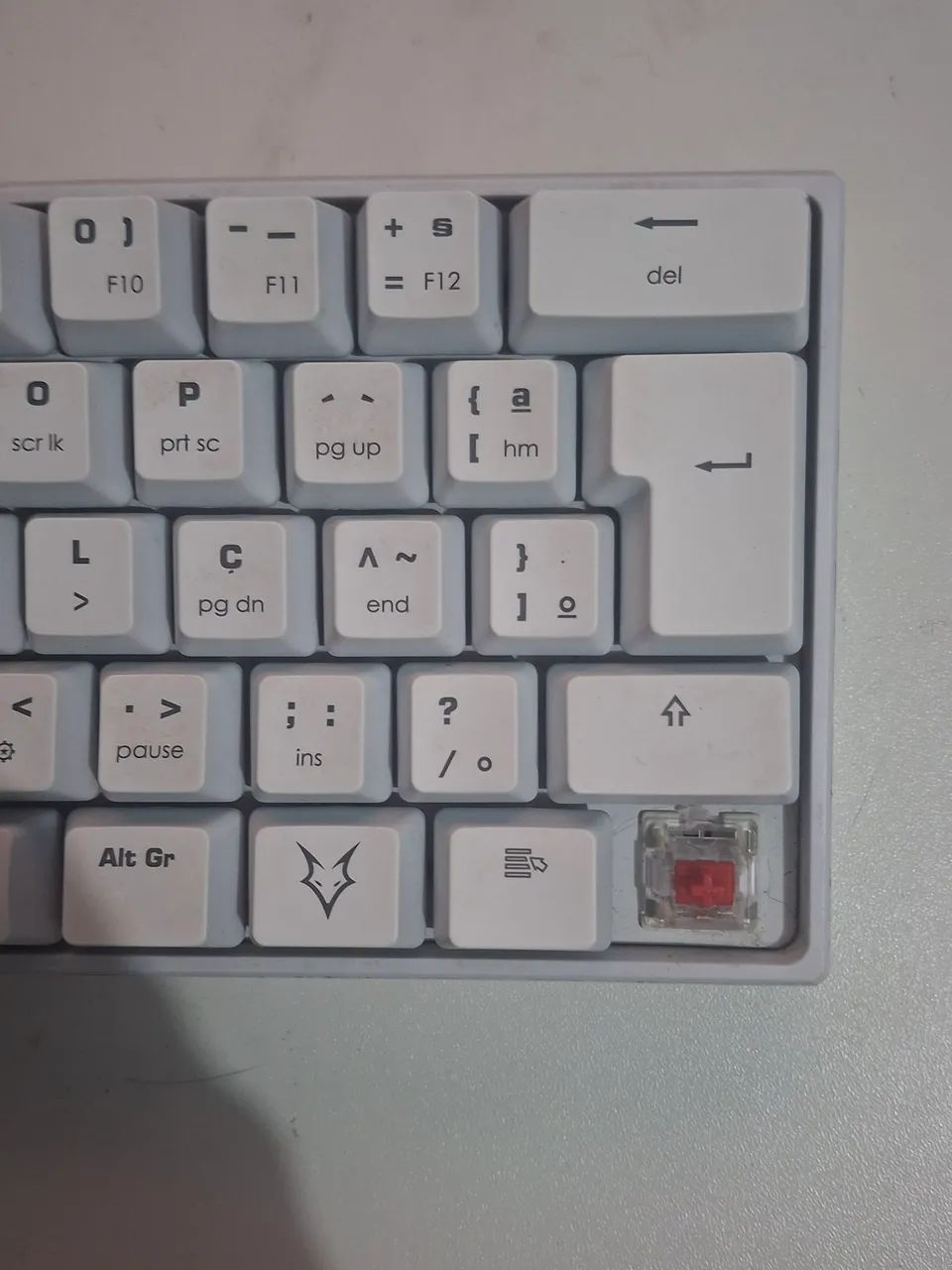 Teclado mecânico husky blizzard switch red - Foto 3