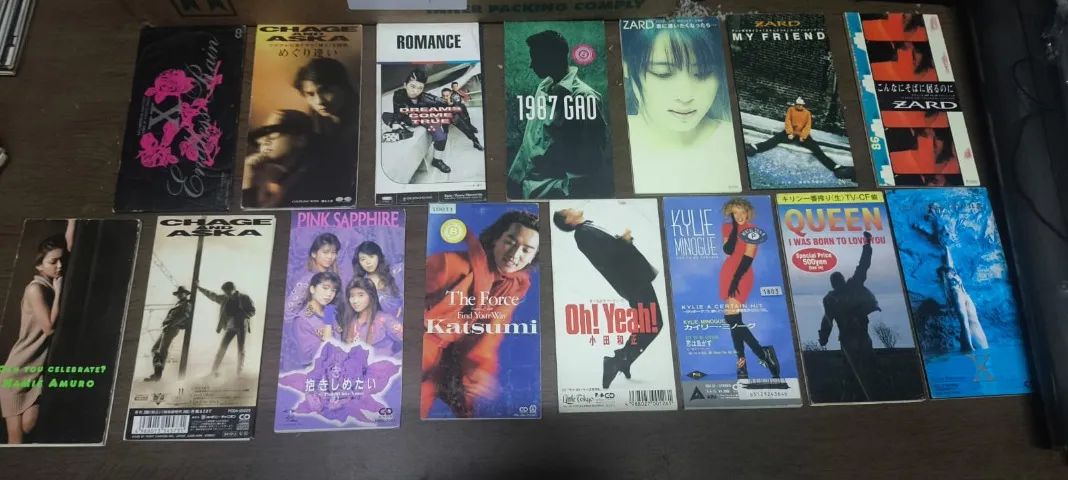 itens de colecionador - 70 mini Disc Singles Japoneses - Foto 2
