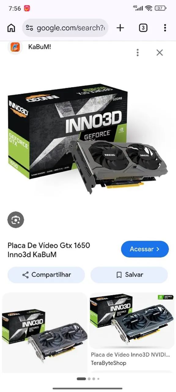 GTX 1650 4GB - Foto 3