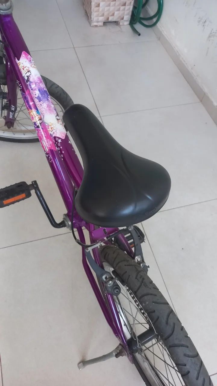 Bicicleta infantil Aro 20 Lilas - Foto 4