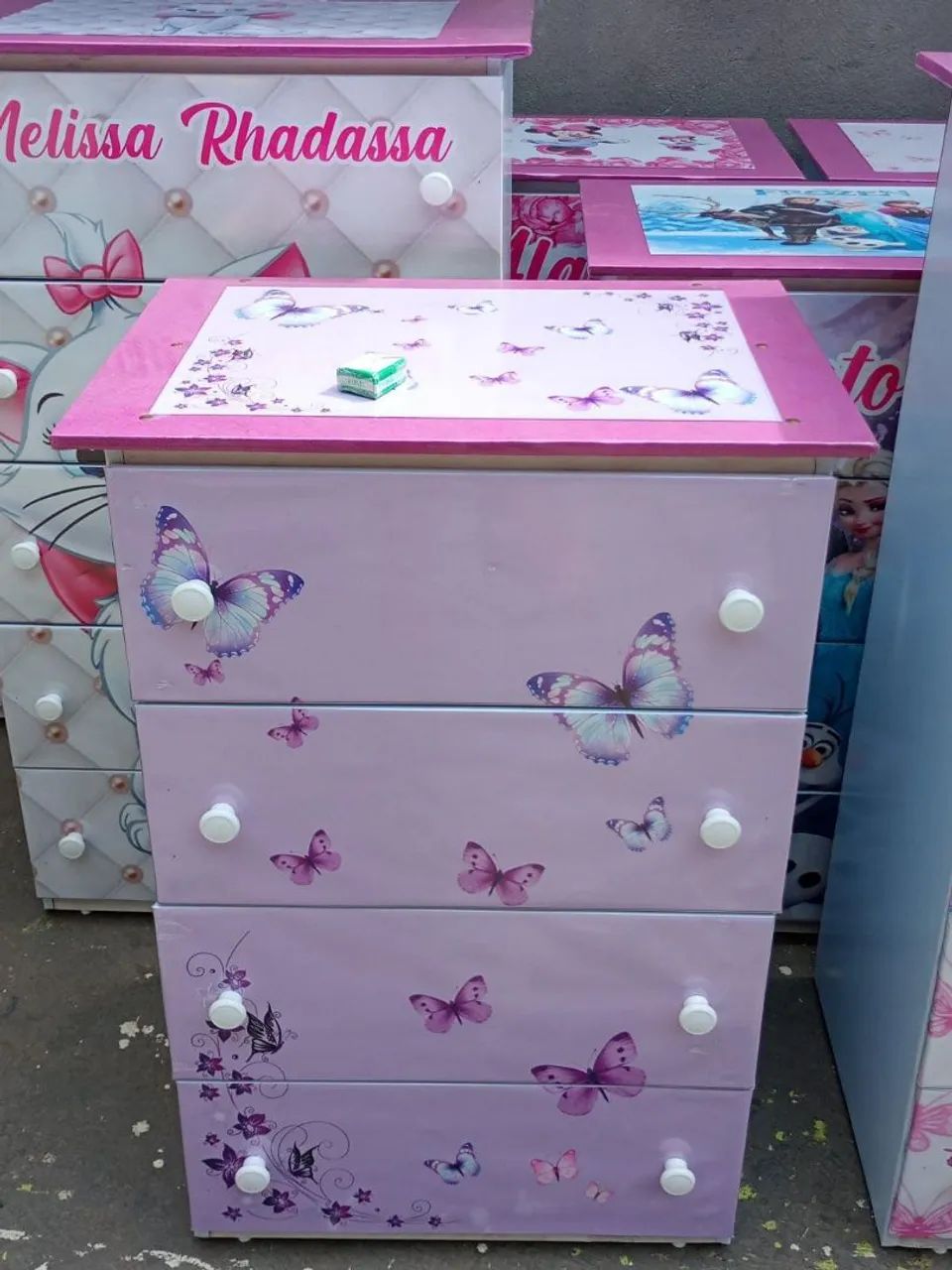 CÔMODA COM NOME DO BEBÊ  - Foto 3