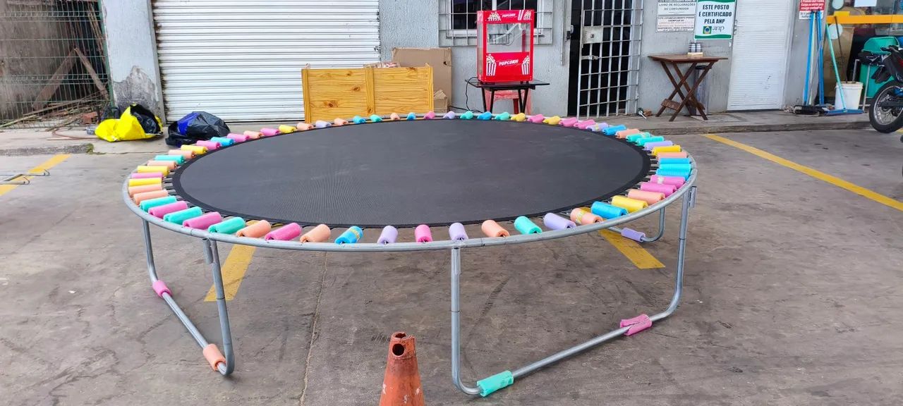 Pula pula algodão doce pipoca  - Foto 4