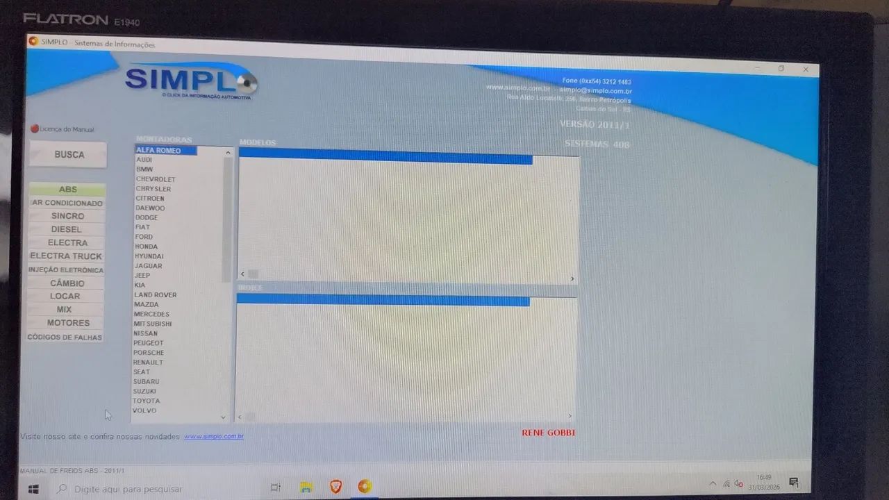 Simplo 2011 manual automotivo 