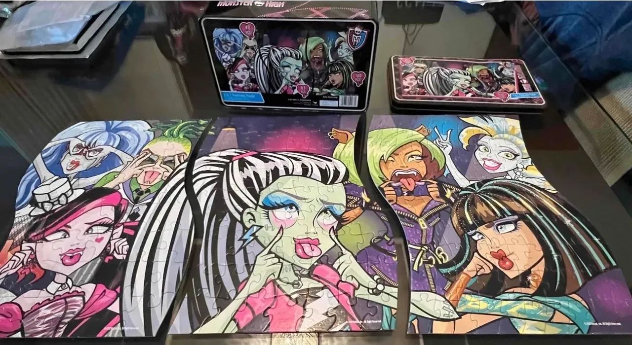 Quebra Cabeças Monster High (3 em 1) - Foto 4